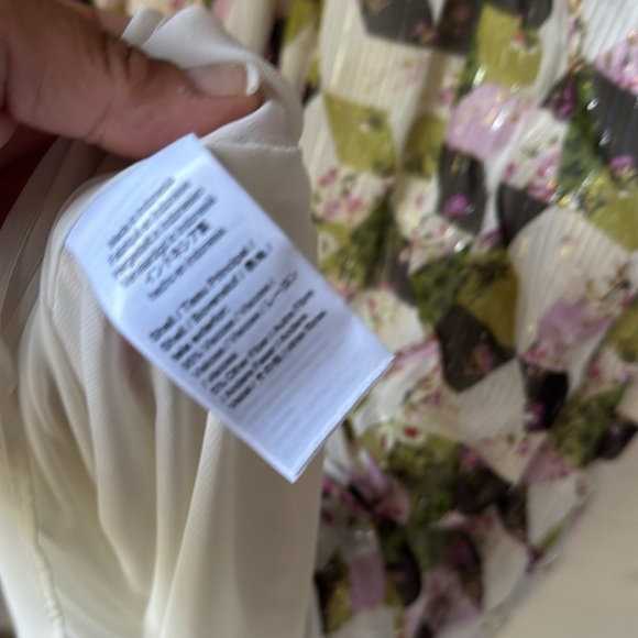 J. Crew Lurex® Chiffon Midi Dress faux wrap v neck lined keyhole back NEW 10 - Picture 6 of 8